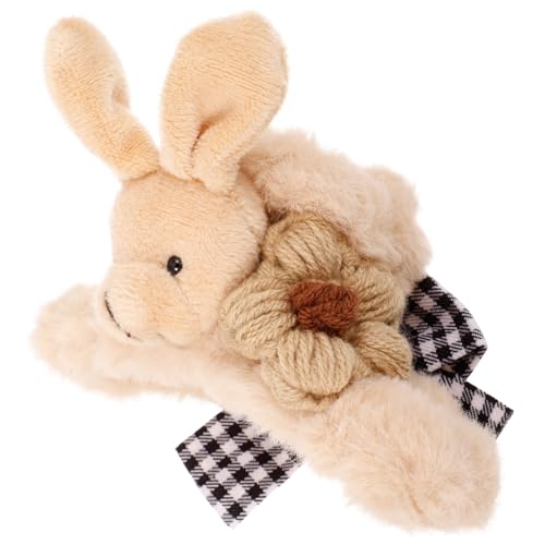 iplusmile Flauschiger Großer Haarclip mit Kaninchenmotiv Weiche Haarklammer für Damen und Mädchen Rutschfest Geeignet für Dünnes und Dickes Haar Vielseitiger Haarschmuck für Alltag und von iplusmile