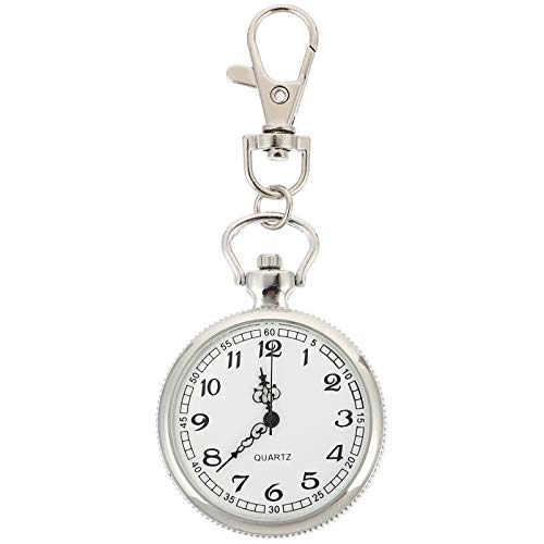 iplusmile Schlüsselanhänger Blumendekorationen e Für Männer Metall Clip Uhr Flexible Fob Uhr Medizinische Taschenuhr Arzt Revers Uhr für Männer Frauen Männer e Geschenk Für Frauen von iplusmile