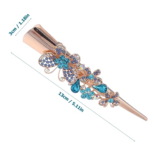 iplusmile Große Vintage Haarklammer mit Strasssteinen Robuster Damen Haarspange Leichter Eleganter Haarschmuck für Partys und Alltag für Frauen und Mädchen von iplusmile