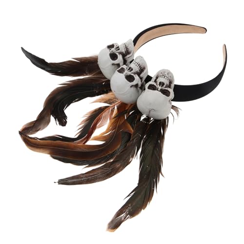 iplusmile Halloween Haarband mit Künstlichen Federn Kopfschmuck für Cosplay und Partys Bequem und Leicht für Halloween Feiern und Bühnenauftritte von iplusmile
