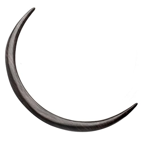 iplusmile Handgeschnitzter Holz Haarnadel Mondform Haarschmuck für Frauen Retro Haarstab Haargabel für Dutt und Dickes Haar Geeignet Robust und Glatt für Alltag und Festliche Anlässe von iplusmile