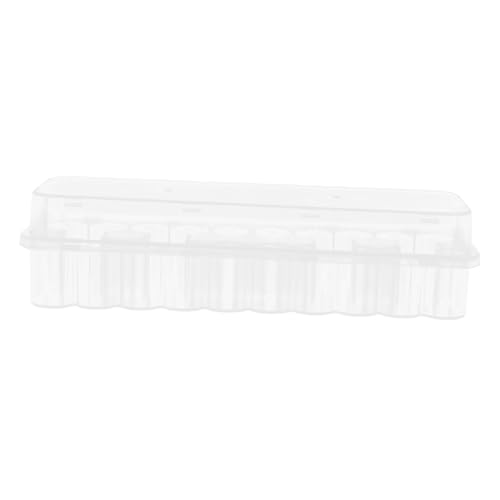 iplusmile Impfbox Fläschchen-Organizer Testrohrhalter Fläschchen Aufbewahrungsbox Testrohrbehälter ätherische Öle Halter Aufbewahrungsbox aus Kunststoff Plastik Transparent von iplusmile