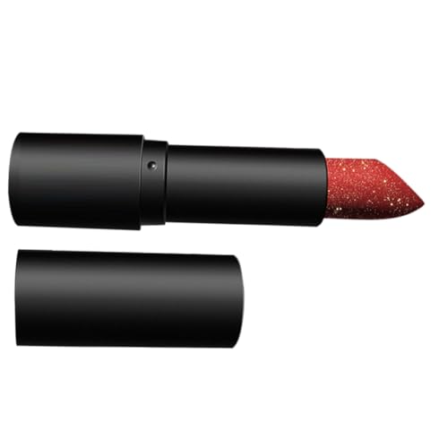 iplusmile Klebender Mattierter Halloween Lippenstift mit Glitzer Funkelnder Lipgloss für Frauen und Mädchen Langanhaltendes Kussfestes Makeup Perfekter Vampir Look für Halloween Partys von iplusmile