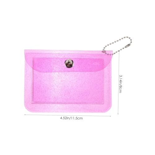 iplusmile Kleine PVC Geldbörse Damen Münzfach Kartenhalter Portemonnaie Kompakt Leicht Reise Shopping Alltag von iplusmile