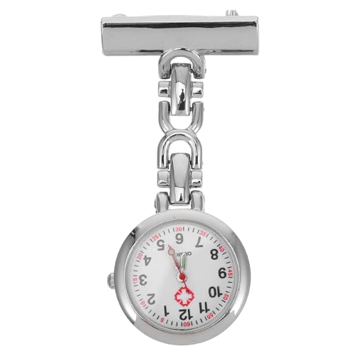 Pflege Taschenuhr Clip-uhr Krankenschwester Hängende Uhr Anstecknadel Für Männer Pflegeuhr Brosche Uhr Taschenuhr Wanduhr Krankenschwester Taschenuhr Beiläufig Mann Weiß Quarzuhren von iplusmile