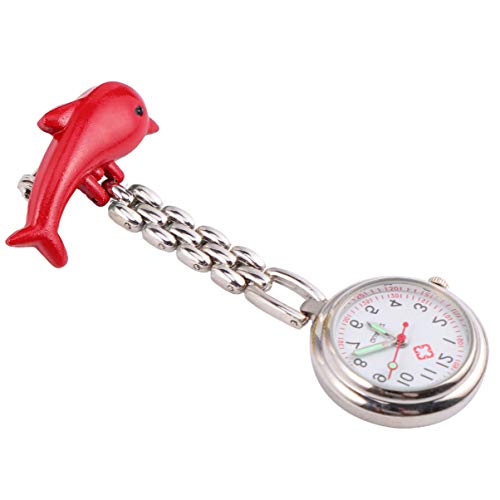 iplusmile 1Stk Taschenuhr Uhr mit Ansteckbrosche Uhrenbrosche aus Silikon Digitaluhr Uhren aus Zinklegierung kreative nachtleuchtende Uhr Liebe Anschauen Quarzuhren Brustuhr von iplusmile