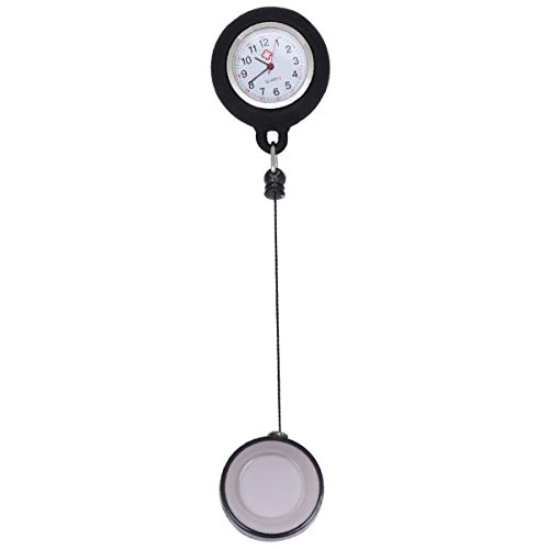 iplusmile Uhr Taschenuhr Ansteckuhr Brosche mit Clip On Uhr Hängeuhr Quarzuhr Schwesternuhr für Ärzte Sanitäter Krankenpfleger Schüler Student von iplusmile