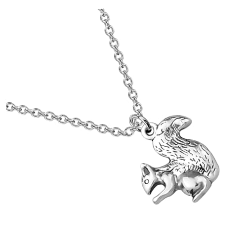 iplusmile Kreative Damen Halskette mit Eichhörnchen Anhänger aus Legierung Clavicle Kette Süßer Tier Schmuck für Alltag und Besondere Anlässe von iplusmile