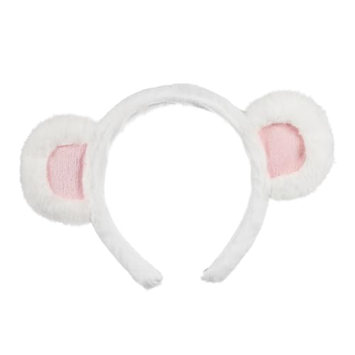 iplusmile Kuscheliges Bärenohren Haarreif für Mädchen Weiches Plüsch Stirnband Bequemes Party Accessoire für Cosplay Geburtstagsfeier Make Up und Vielseitige Festlichkeiten Geeignet von iplusmile