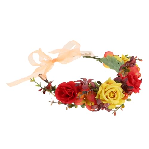 iplusmile Leichter Braut Haarkranz aus Samtrosen Floraler Stirnband Kopfschmuck für Hochzeit Karneval Fotoshootings und Festliche Anlässe Stilvoller Blumenkranz für Damen und Mädchen iplusmile Leichter Braut Haarkranz aus Samtrosen Floraler Stirnband Kopfschmuck für Hochzeit Karneval Fotoshootings und Festliche Anlässe Stilvoller Blumenkranz für Damen und Mädchen von iplusmile