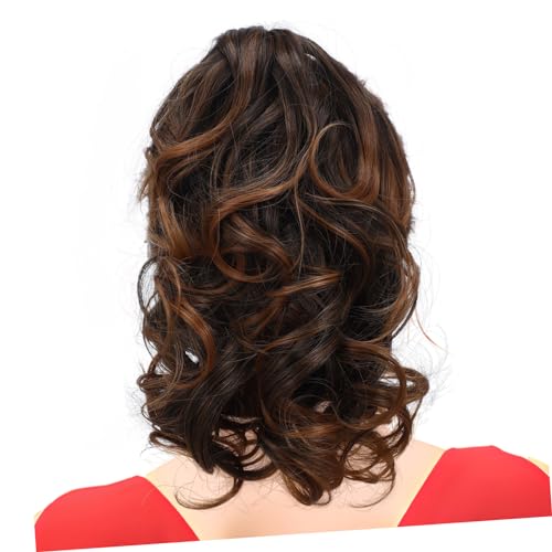 iplusmile Lockere Locken Pferdeschwanz Haarverlängerung Echt aus Weichem Material Natürlich Wirkendes Volumen Einfach zu Befestigen Langlebig und Pflegeleicht für Frauen und Alltag von iplusmile