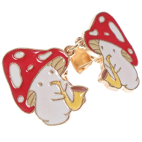 iplusmile Niedlicher Cartoon Pilz Cardigan Clip Brosche Anstecker für Kleidung Schalhalter Kleiner Reversclip Geschenkidee für Damen und Freunde von iplusmile