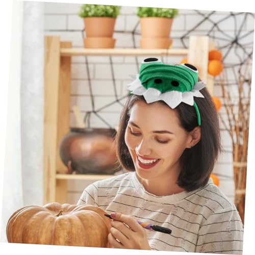 iplusmile Plüsch Krokodil Haarreif Kuschelig Weich Komfortabel Verstellbar Für Halloween Karneval Party Kostüm Zubehör Unisex von iplusmile