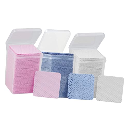 iplusmile Praktische Eyelash Glue Wipes Farben Flaschenreiniger für Wimpernkleber Entferner Fusselfreie Reinigungstücher für Salon und DIY Effiziente Klebstoffflaschenpflege von iplusmile