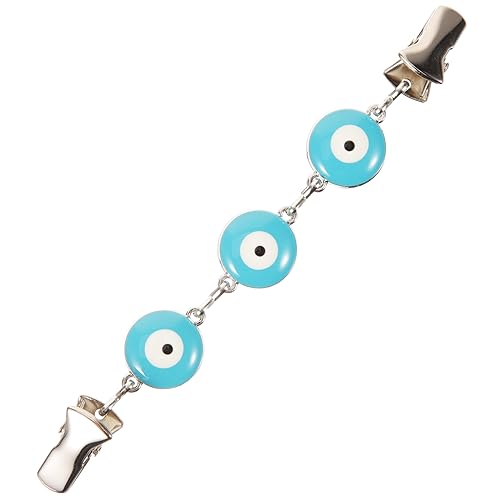 iplusmile Retro Cardigan Clip mit Evil Eye Design Modischer Strickjacken und Pulloverclip Vielseitiger Broschenverschluss für Blusen und Kleider Schützt Ausschnitt für von iplusmile
