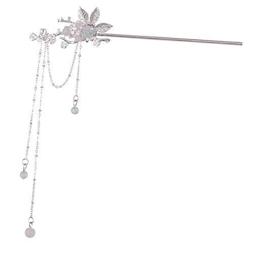 iplusmile Retro Haarschmuck Haarstäbe für Frauen Sicherer Legierungswerkstoff Blumen und Quasten Design Leichter Glatter Chinesischer Haarstab für Hochzeit Party Alltagsstil Eleganter von iplusmile