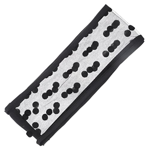 iplusmile Spitzen Haarband Damen Verstellbares Spitzen Haaraccessoire Schwarzes Netzstoff Haarband mit Dots Vielseitig Kombinierbar für Alltag und Besondere Anlässe von iplusmile