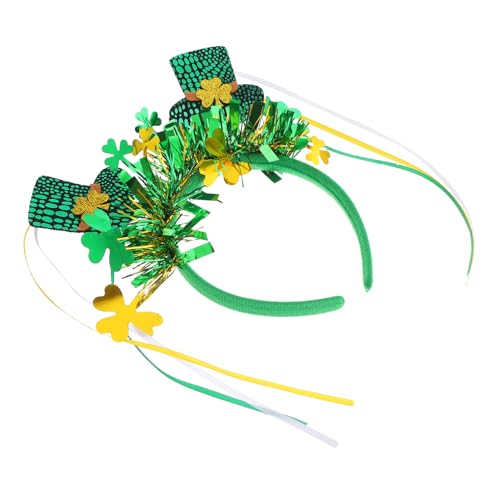iplusmile St Patricks Day Stirnband mit Glitzer Party Hut Elastisch und Bequem Vielseitig für Frauen Mädchen und Dekoratives Haarschmuck Accessoire für Feierlichkeiten und Geburtstage von iplusmile