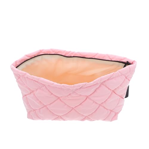 iplusmile Steppte Kosmetiktasche aus Polyester mit Prägung Langlebig und Leicht zu Reinigen Handlich und Praktisch mit Mehreren Fächern für Make Up und Accessoires Modisch für Damen für von iplusmile