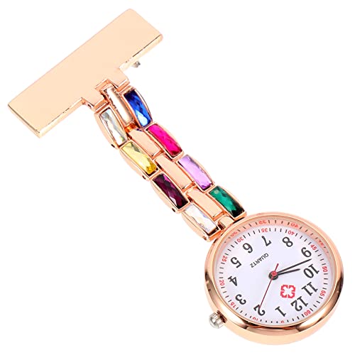 iplusmile Taschenuhr Quarz Krankenschwester anstecknadel Uhr h?ngeuhr kitteluhr pro Watch Medical Watch Sport Rucksack Uhrkette Anschauen Student Schlüsselanhänger Legierung von iplusmile