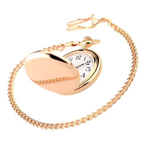 iplusmile Krankenschwesteruhr Brosche Betrachten Taschenuhr Vintage mit Kette Unisex Retro Arabische Ziffern Quarz Uhr Gl?nzend Kettenuhr Umh?ngeuhr für Geburtstag Jahrestag Weihnachten von iplusmile