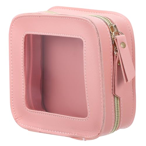 iplusmile Transparente Mini Kosmetiktasche mit Reißverschluss Make Up Organizer mit Klarem Sichtfenster Kompakte Reise und Make Up Tasche für Damen Vielseitig für Kosmetik und von iplusmile