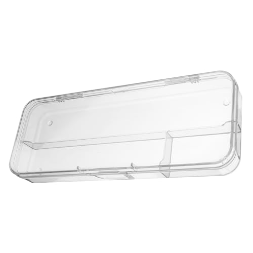 iplusmile Transparente Stiftebox aus Robustem Kunststoff Großer Aufbewahrungsorganizer mit Viel Platz für Bleistifte und Marker Wiederverwendbarer Federmäppchen Ersatz für Schreibtisch und von iplusmile