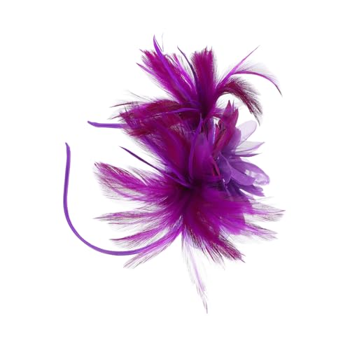 iplusmile Vintage Fascinator Haarreif mit Netzschleier Leichter Atmungsaktiver Haarschmuck für Braut Tea Party und Kostüm Accessoires Modisches Kleines Hut Design in von iplusmile