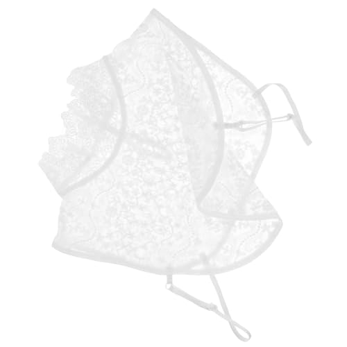 iplusmile Weißer Abnehmbarer Fake Kragen Damen Spitzenbluse Kragen für Pullover und Hemd Dekorativer Falscher für Harmonisches Outfit und Einfache Anbringung von iplusmile