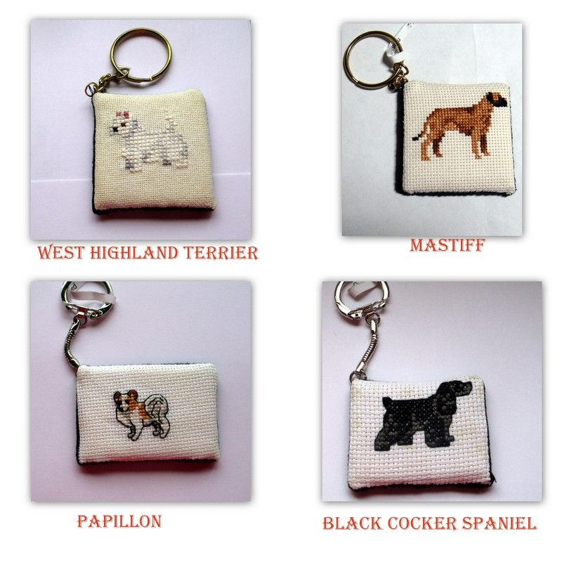 Kreuzstich Hund Schlüsselanhänger #2 Kreuzstich Hund Schlüsselanhänger #2 von irenesmemorystitches