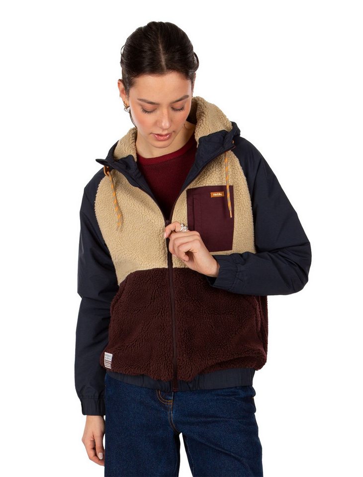 iriedaily Allwetterjacke IrieDaily Arctikmix Jacket (1-St) Mix aus recyceltem Nylon und Teddy Fleece von iriedaily