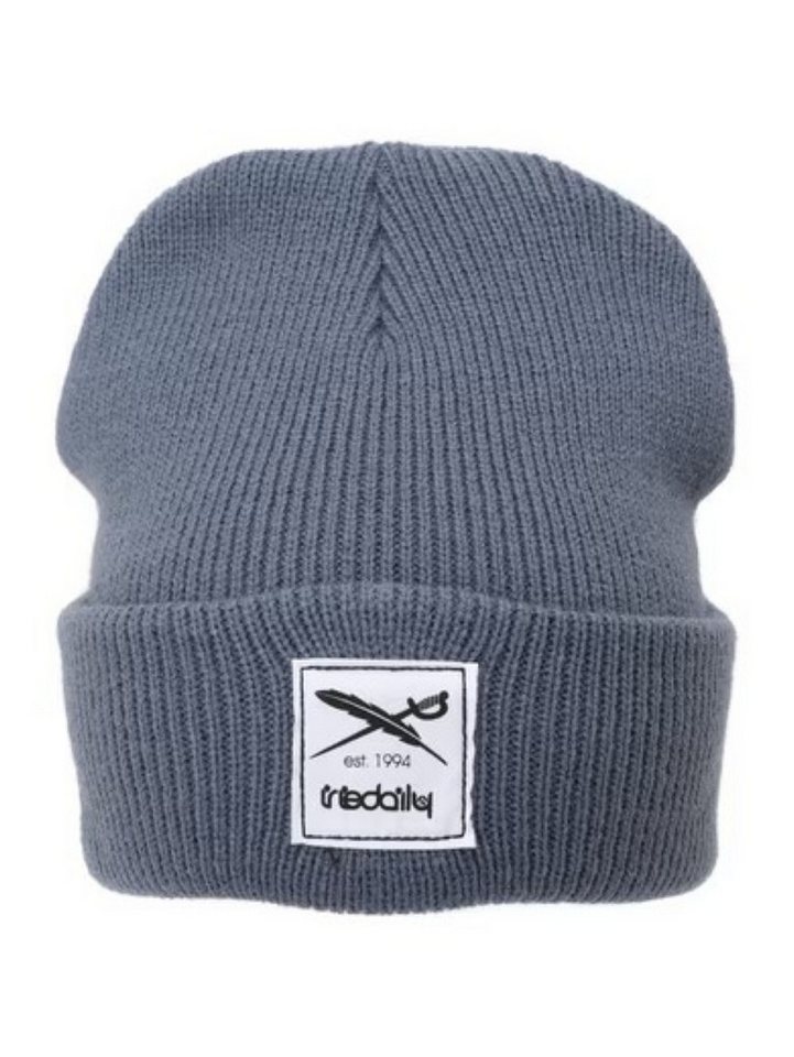 iriedaily Beanie - Zweilagige Strickmütze mit gewebtem Label - ONE SIZE von iriedaily