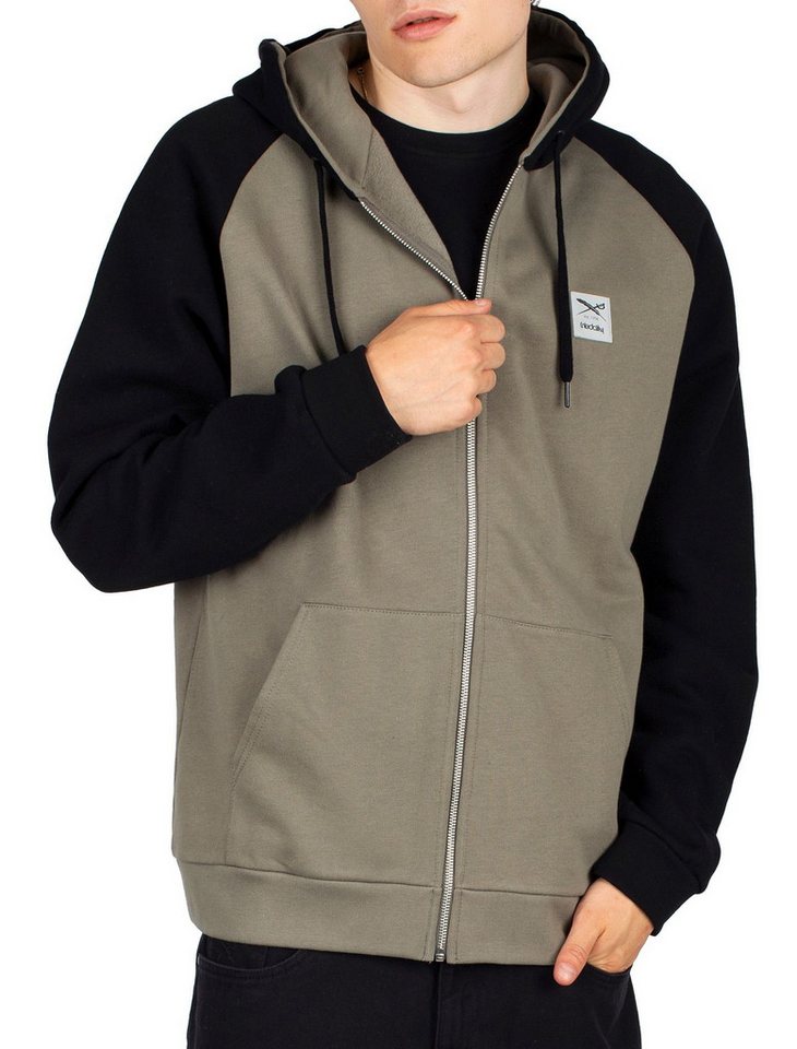 iriedaily Sweatjacke Raglan Zip Hooded Sweater von iriedaily