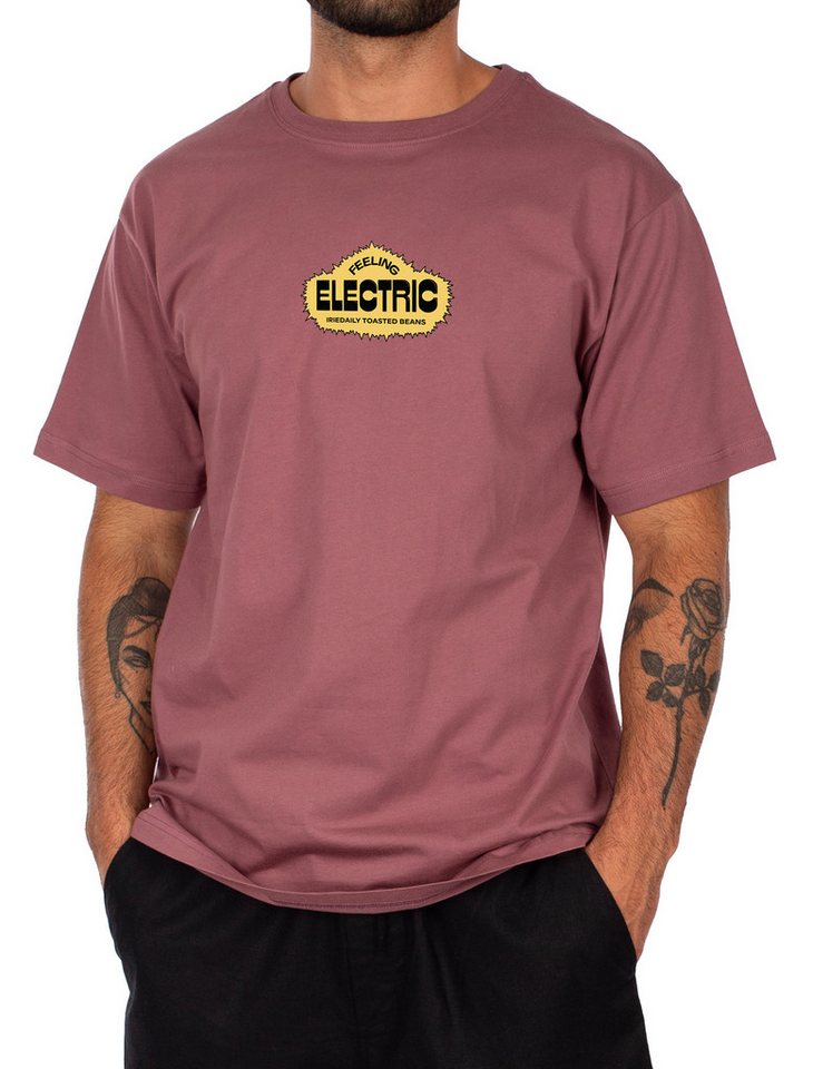 iriedaily T-Shirt T-Shirt Iriedaily Coffeelectric, G L, F plum von iriedaily