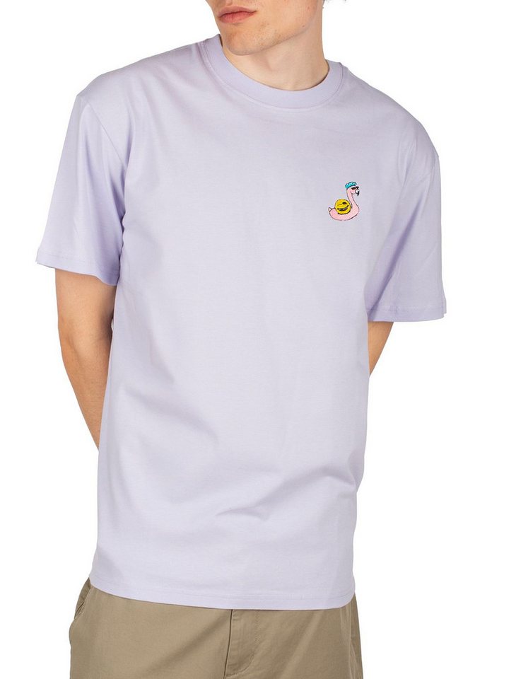 iriedaily T-Shirt -T-shirt- Herren Shirt- Basic Shirt mit Flamingo von iriedaily