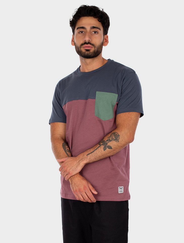 iriedaily T-Shirt - Colour-Blocking T-Shirt - Kurzarm Shirt bunt von iriedaily