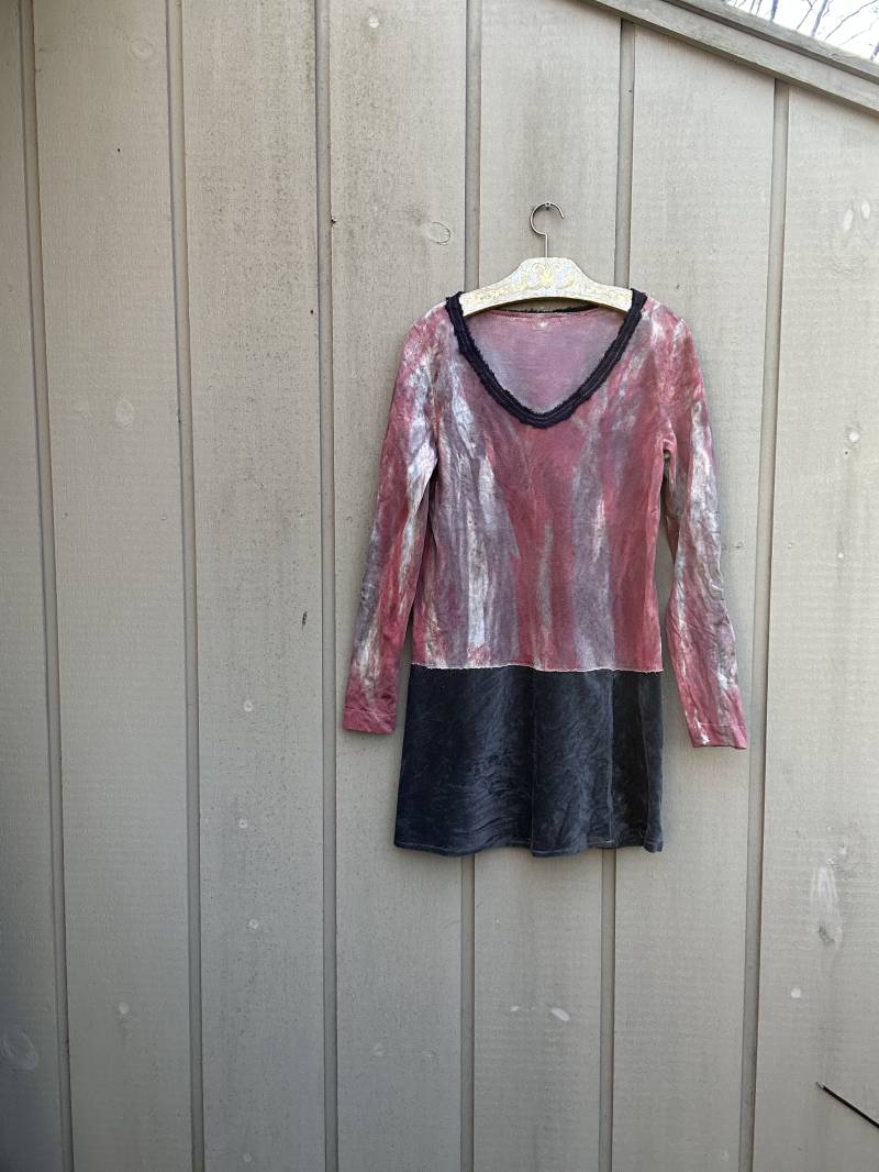 Größe M/#25/Lover in The School Dress/ Top/Eco Medium Rustikal Upcycling Boho Landhaus Cottage Chic #269 von irinale