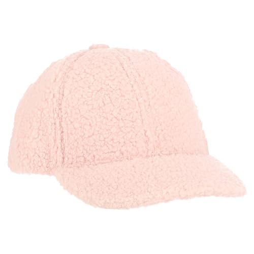 irisaa Baseballkappe Damen, warme Teddy-Fleece-Stil, verstellbare Winter Cap für Outdoor Reisen, Mütze Farbe 2020:Pink von irisaa