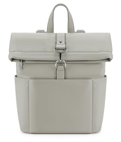 irisaa Damen Rucksack, Stilvoller Tagesrucksack für Schule Arbeit & Freizeit, Reiserucksack Cityrucksack, Modern & Elegant, Damen Tasche:Hell Grau irisaa Damen Rucksack, Stilvoller Tagesrucksack für Schule Arbeit & Freizeit, Reiserucksack Cityrucksack, Modern & Elegant, Damen Tasche:Hell Grau von irisaa