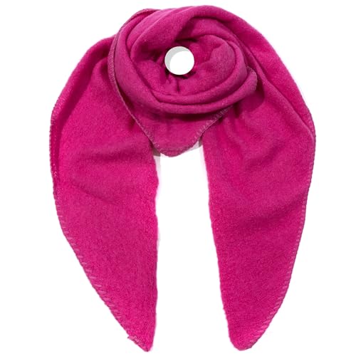 irisaa Damen Schal XXL, weiche flauschige dreieckstuch, Deckenschal Herbst Winter Dreieck Halstuch für Frauen und Mädchen, Lang Kuschelig 190 * 80cm, Schal Farben 2020:Fushia von irisaa