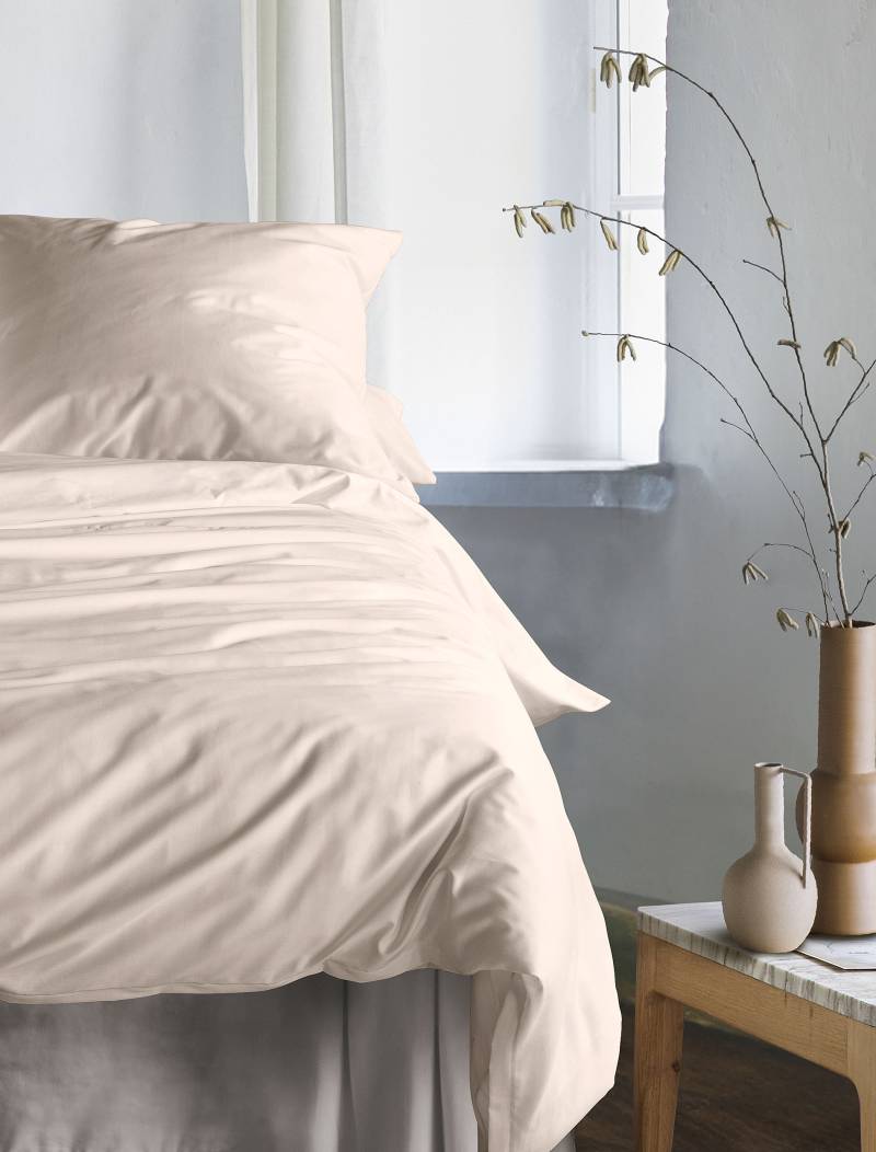 Irisette Bettwäsche "Premium Satin Bettwäsche Paris" 2 Stk. tlg. hochwertige Uni Premium Bettwäsche mit Reißverschluss, 100% Baumwolle von irisette