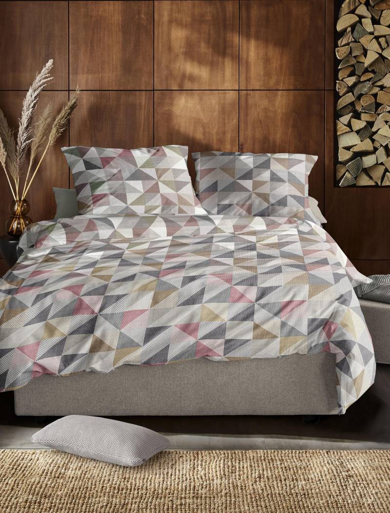 Irisette Bettwäsche "Wave 8509" 2 Stk. tlg. anschmiegsam und atmungsaktiv, Ganzjahresqualität von irisette