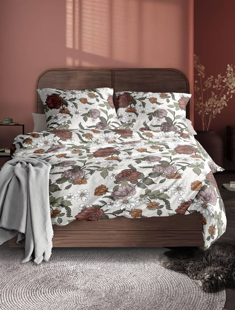 Irisette Bettwäsche "Wave 8625" 2 Stk. tlg. anschmiegsam und atmungsaktiv, Ganzjahresqualität von irisette