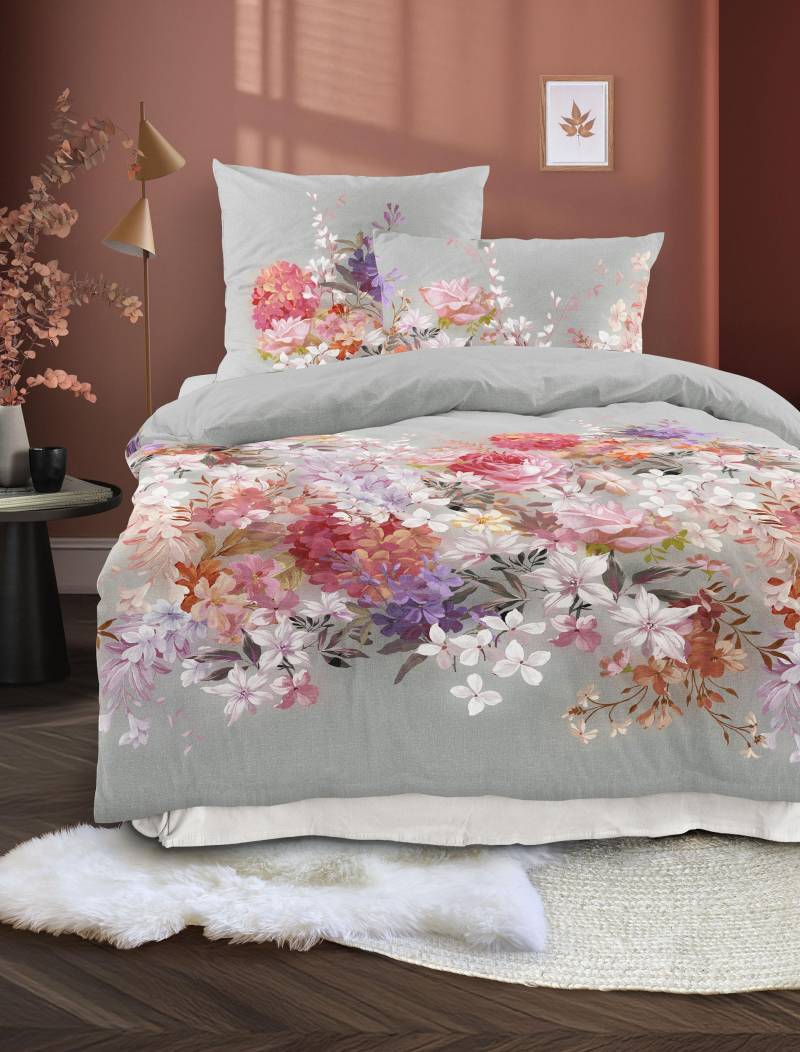 Irisette Bettwäsche "Wave 8669" 2 Stk. tlg. anschmiegsam und atmungsaktiv, Ganzjahresqualität von irisette