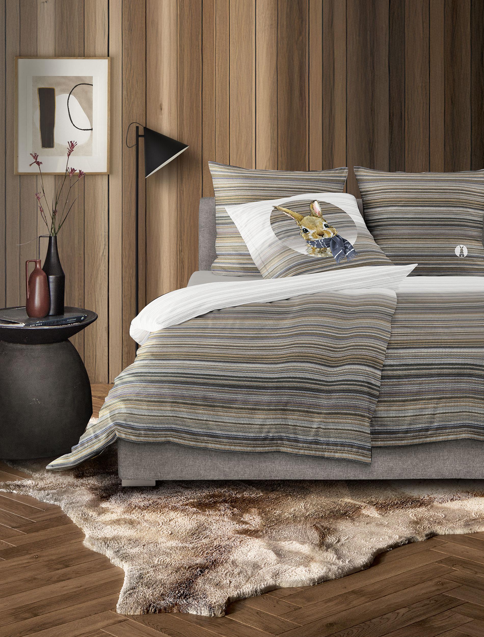 Irisette Bettwäsche "Zobel 8630" 2 Stk. tlg. samtig weich, leicht und wärmend von irisette