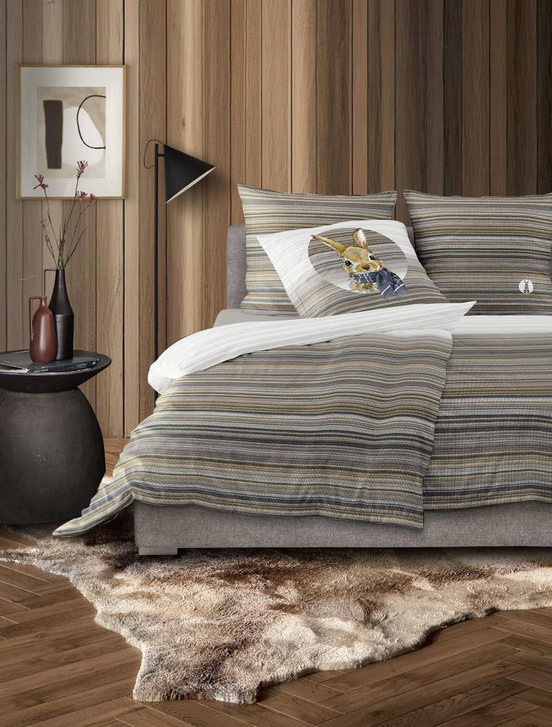 Irisette Bettwäsche "Zobel 8630" 2 Stk. tlg. samtig weich, leicht und wärmend von irisette