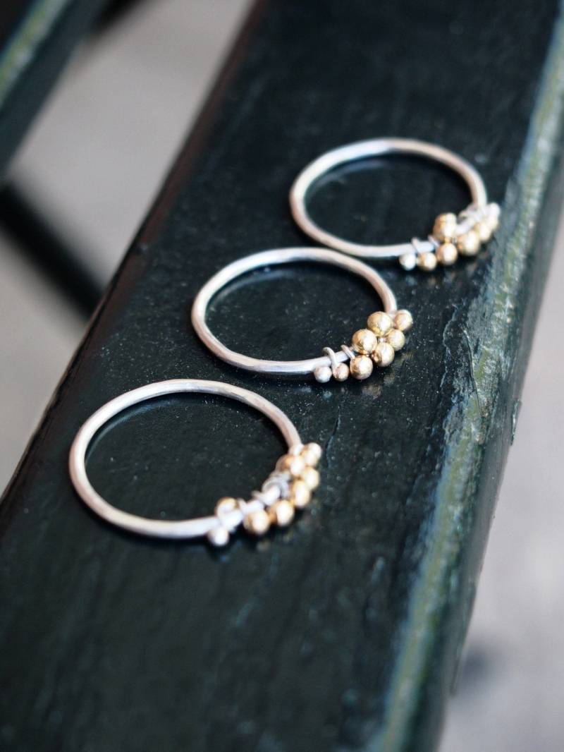 Bague Aux Éboulis D'or von irisgriot