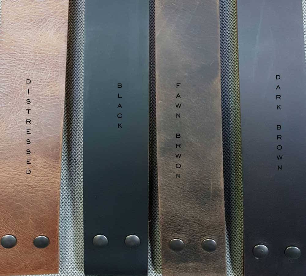 2 "Breite Ledergürtel Austauschbarer Gürtel Mit Druckknöpfen Benutzerdefinierte Geschnittene Motorradgürtel Snap Auf Ihre Größe Geschnitten von ironartcanada