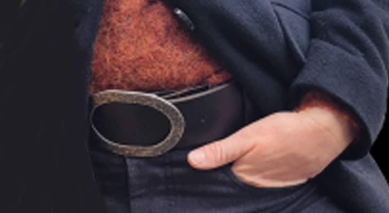 5 cm Ledergürtel & Handgeschmiedete Ovale Schnalle Im Set Custom Cut Motorradgürtel von ironartcanada