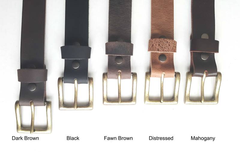 Individueller Ledergürtel & Goldene Schnalle Trauzeugen Geschenk von ironartcanada